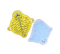 LABRIMP 2 Pezzi Panno Protettivo per Obiettivi Fotocamera Microfibra Morbida Avvolgibile e Autoadesivo Custodia Pieghevole Compatta per DSLR e Accessori Fotografici per Viaggi e Outdoor