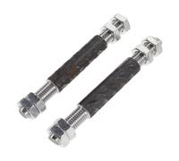 LABRIMP 2 Pezzi Singolo per Carriola Heavy Duty in Acciaio Argento