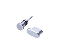 LABRIMP 2 Pezzi Tappi Antipolvere Jack Cuffie e Micro USB in Alluminio per Telefono Honor Protezione Carica e Audio Facile Installazione con Custodia Trasparente
