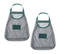 LABRIMP 2 Sacchetti in Rete per Verdure e Frutta da Appendere, Borsa a Rete Sospesa per Cipolle e Aglio, Sacchetti Traspiranti per Conservazione lungo Termine in Cucina, Risparmio Spazio