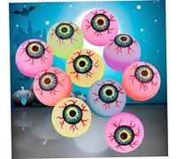 LABRIMP 20 pezzi Palline Rimbalzanti Elastiche con Occhio Colorate e Divertimento Colore Casuale Colore Casuale