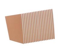 LABRIMP 20 Pezzi Quaderno Kraft A5 per Studenti, Set da 20 Taccuini senza Righe
