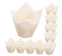 LABRIMP 200 pezzi Pirottini per Dolci Bianca Nonstick per Forno per Muffin Cupcake e Feste Cucina e