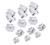 LABRIMP 200pezzi Cubo Di Ghiaccio Finto Acrilico Trasparente Decorazioni Per Cucina Fotografia e Matrimoni Effetto Realistico Per Centrotavola e Riempimenti Vasi