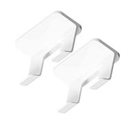 LABRIMP 2pezzi Supporto Da Parete Per Asciugacapelli Di Porta Phon Per Bagno Design Moderno e Salvaspazio Compatibile Con La Maggior Degli Asciugacapelli Materiale Resistente e Facile Da