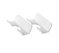 LABRIMP 2pezzi Supporto Per Asciugacapelli Parete Da Montaggio Senza Perforazione Con Adesivo Traccia Zero Organizzatore Per Phon e Accessori Capacità Di Carico Elevata e Slot Per Cavo Di
