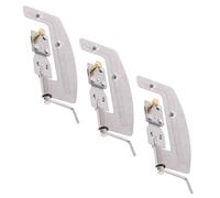 LABRIMP 3 Pezzi Annodatore di Ganci Manuale, Hook Knotter in Acciaio Inossidabile, Argento, per Legare Ganci in Modo Rapido e Sicuro, Accessorio da Pesca per Pesca All'aperto