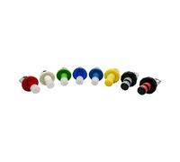 LABRIMP 3pezzi Per Bottiglia Di Vino in Silicone Espandibile Per Bevande Tenuta Stagna Riutilizzabile e Resistente Rosso Blu Scuro Bianco