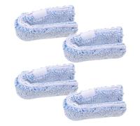 LABRIMP 4 Pezzi Ricambi in Microfibra per Spatola Pulisci Vetri ad Alta Efficienza, Design Riutilizzabile per Vetri, Specchi Bagno e Uso Domestico