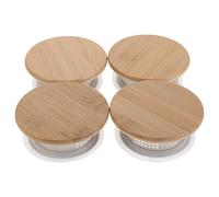 LABRIMP 4 Pezzi sostituzione del coperchio della caraffa Coppa di coperchi coperchio della brocca dell'acqua Beige