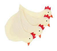 LABRIMP 4pezzi Coperture Per Uova Forma Di Pulcino Di Sacchetti Decorativi Per Pasqua Protezione e Decorazioni Per Feste Per Tavoli e Attività Pasquali