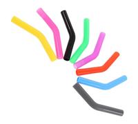 LABRIMP 8 Pezzi Di Copertura Per Cannuccia In Metallo Copertura Per Cannuccia Multicolore In Vetro Riutilizzabili Manicotti Per Cannucce Per Bicchieri Protezione