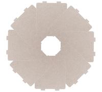 LABRIMP 8 pezzi Mica per Copertura Guida Onda Isolante Alta Temperatura Tagliabile Ricambio Forno