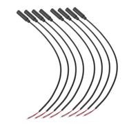 LABRIMP 8 Pezzi Mono Female Speaker Repair Cable Audio Wire Connector For Headphones Microphones And Sound Systems Durable And Tangle Design