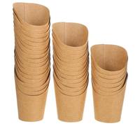 LABRIMP 80 pezzi Coppette per Carta Kraft Resistenti e Pratiche per Snack per Feste e Celebrazioni per Caramelle e Snack