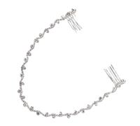 LABRIMP Accessori per Chioma Sposa Doppio Pettine e Catena Morbida per Donne e Ragazze