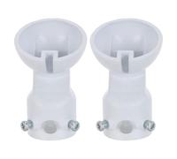 LABRIMP Adattatori per montaggio ventilatore a soffitto, soffitti inclinati e a volta fino a 45°, acciaio bianco, 2 pezzi, per ville con soffitti angolati Stili multipli