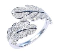 LABRIMP Anello Aperto Donna in Rame, Moda e Comfort per Feste, Design Chic con Sensazione Delicata sulla Pelle