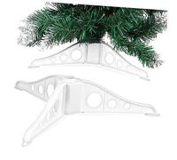 LABRIMP Base per Bianco Supporto Rimovibile Treppiede per Feste e Decorazioni Natalizie Stabile e Robusta per Artificiali e Accessori DIY