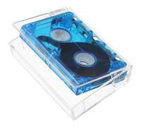 LABRIMP Cassette Audio Vuote per Registratore a Nastro, Nastri Magnetici Blu Trasparenti da 40-60 Minuti, Compatibili Mini Registratori Portatili per Interviste, Musica e Messaggi Vocali,