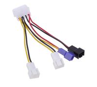 LABRIMP Cavo di Prolunga 4p a 3 Pin per Ventola PC Connettore, Facile Installazione e Riduzione del Rumore, per Ventole CPU e PC in Atmosfera Estiva Colore Casuale