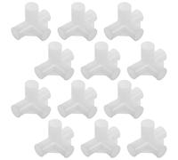 LABRIMP Connettore a Quattro Vie in Plastica 22 Mm per Asta Armadio e Scarpiera, 20 Pezzi Kit per Organizer Scarpe e Armadietti, Accessori per Montaggio Armadi Portatili in Camera da