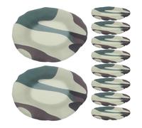 LABRIMP Copri Auricolari per Cuffie Sopra L’orecchio Elasticizzato Traspirante, Coperture Antipolvere Camouflage 6-7,5 Cm, Set da 10 Pezzi per Ufficio, Giochi e Palestra