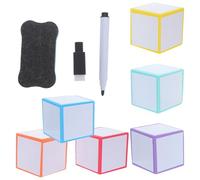 LABRIMP Cubi scrivibili educativi cancellabili da 5 cm in schiuma EVA - Set unico per attività didattiche in asilo e scuola