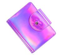 LABRIMP Custodia in Porpora per Nail Stamping Plates Organizer Pratico e Compatto per 20 Carte, la Nail Art Professionale