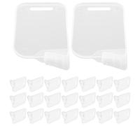 LABRIMP Divisori per Frigorifero in Plastica Trasparente Set da 40 Pezzi Rimovibili per Congelatore Separatori Multifunzione per Organizzazione Interna e Scomparti Laterali Facili da