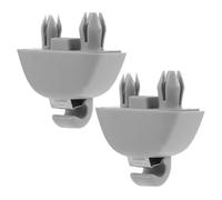 LABRIMP Ganci Clip Plastica per Parasole Auto 2 Pezzi, Accessori per Veicoli, Supporto Aletta Parasole Interna, Facile Montaggio, Compatibile con Passat B7 e