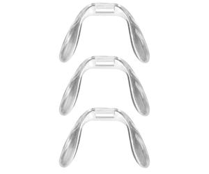 LABRIMP Gommini Occhiali in Plastica Dura 3 Pezzi, Supporto Sul Naso per Occhiali Confortevole e Resistente, Naselli a Forma di U Integrati una Protezione del Naso