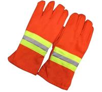 LABRIMP Guanti Antincendio Boschivo Termoprotettori Resistenti al Calore Filo di Cotone, Spessi e Anti-puntura, per Salvataggio e Protezione in Emergenze