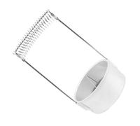 LABRIMP Lavapennelli in Acciaio Inox, Lavapennelli a Sospensione, Argento, Riutilizzabile e Antiruggine, Retina Removibile, per Artisti, Corsi d'Arte e Lavaggio Pennelli per Pittura