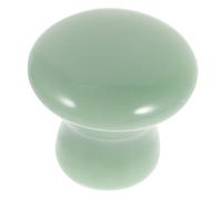 LABRIMP Massaggiatore Viso in Pietra Verde Forma di Fungo Pietra Scraping per Massaggio e Sollievo Dispositivo Termico per Trattamento Trigger Point Strumento per Circolazione e Mobilità