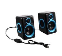 LABRIMP Mini Altoparlante USB 2.0 per Computer Desktop e Notebook, Altoparlante Portatile Compatto Leggero, Audio Stereo Potente per Casa, Ufficio e Auto