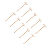 LABRIMP Mini Martello in Legno 25 Pezzi Set Multiuso per Frantumare Granchi e Decorare Torte Superficie Liscia