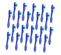 LABRIMP Mini Spazzolini Da Denti 20 Pezzi Per Forniture Carcerarie Manico Corto Per Prevenzione Autolesionismo, Spazzolini Portatili Di Piccole Dimensioni Per Pulizia Orale in Istituti Penitenziari