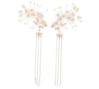 LABRIMP Mollette Stile con e Nappa Accessori Eleganti per Donne e Ragazze Fermagli Decorativi per Acconciature e Moderne