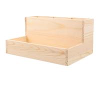 LABRIMP Organizer per Unghie in Legno Beige, Porta Pennelli e Cotone Pratico per Trucco, per Decorare la Stanza Funzione Organizzativa