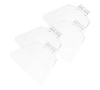 LABRIMP Para Schizzi Mola Da Banco 4 Pezzi In Plastico Trasparente Per Protezione Occhi Utensili Elettrici Universali In Laboratorio 3.74X3.15X0.04 Inch