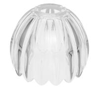 LABRIMP Paralume Sostituzione per Illuminazione da Soffitto e Lettura Stile Classico in Vetro a Forma di Tulipano per Lampada da Tavolo Superficie in Vetro