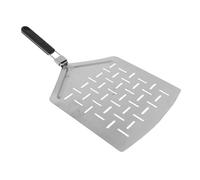 LABRIMP per Pizza in Acciaio Inossidabile con Manico Forata per Forno e Outdoor Spatola Rettangolare per Trasferimento Pizza Pane e Dolci