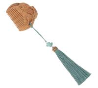 LABRIMP Pettine in Legno di Sandalo per Sciogli Nodi e Massaggio Intagliato Design Ergonomico e Robusto, per Uso Professionale da Viaggio, Accessorio Chioma Donna