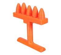 LABRIMP Piantatore per Orto Manuale in Plastica Arancia Funzione di Piantagione Efficiente per Semi e Piantine, per Giardino Domestico e Aiuole Fiorite