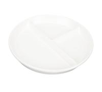 LABRIMP Piatto Porzionato in con Scomparti Antiscivolo per Snack Colazione e Dessert Design Unico Facile da per Uso