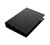 LABRIMP Porta Lecca-lecca in Acrilico Nero Multi-slot, Espositore per Caramelle Fori Rotondi, Supporto per Dolci per Feste e Buffet, Mensola Pratica e Sicura