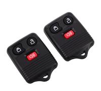 LABRIMP Portachiavi per Auto senza Chiave 2 Pezzi, Telecomando a 3 Pulsanti in Plastica Compatibile con Veicoli, Sostituzione Chiave Remota con Accesso Keyless per Sistemi di Ingresso