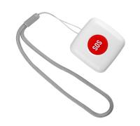 LABRIMP Pulsante Sos Wireless per Anziani e Pazienti Allerta con Collegamento Adatto Ospedale e Strutture Assistenziali Pulsante Facile Usare per Situazioni