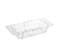 LABRIMP Scolapasta Estendibile per Lavello Cucina Portaoggetti Drenante Frutta e Materiale Resistente e Facile da Organizer Multifunzionale per Lavello